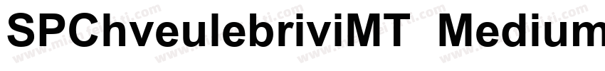 SPChveulebriviMT Medium字体转换